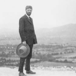 Lawrence at Teotihuacan